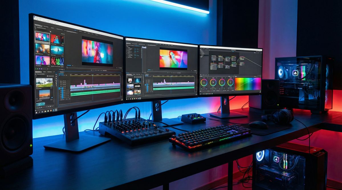 小小绘-专业视频剪辑工作台展示