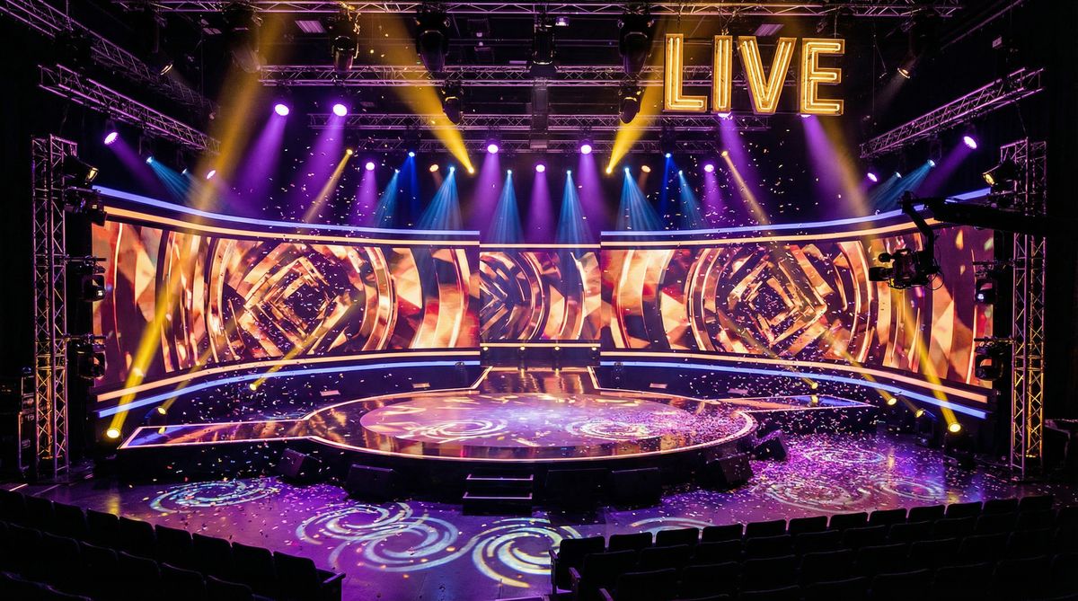 小小绘-综艺舞台灯光视频